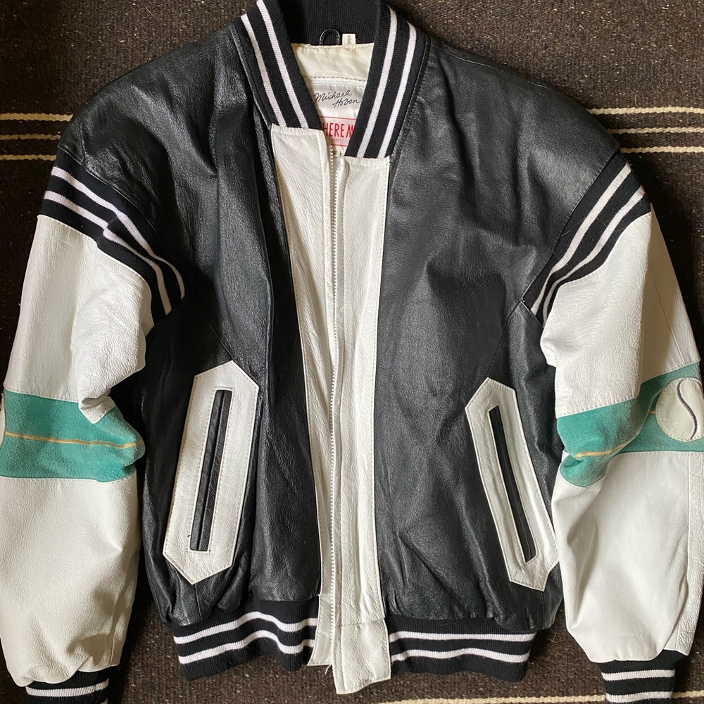 RARE 90s Mike Hoban WHEREMI Tennis Style Jacket